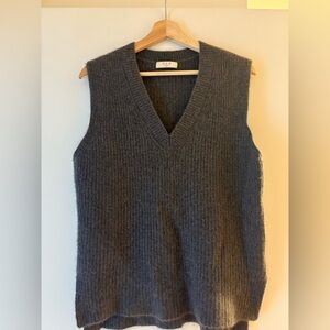 Women's Gray Sweater Vest